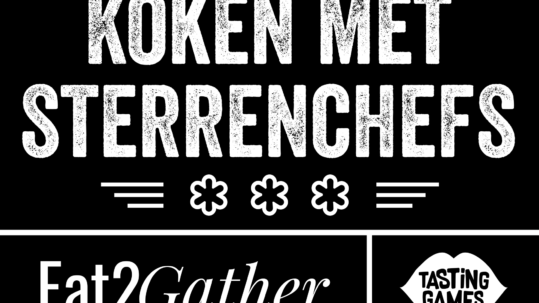 Eat2Gather logo koken met sterrenchefs Tasting Games